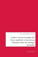 Analyse socioéconomique des foyers améliorés et leur niveau d'adoption dans les ménages burundais - Claudine Nininahazwe