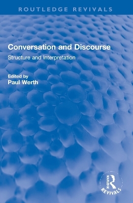 Conversation and Discourse - 