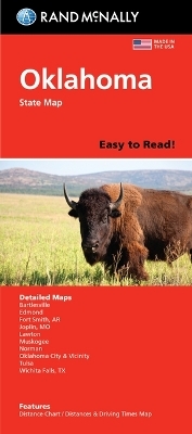 Rand McNally Easy to Read: Oklahoma State Map -  Rand McNally