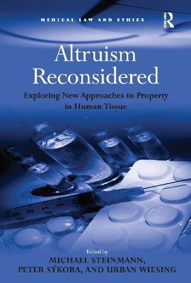 Altruism Reconsidered - Peter Sýkora, Urban Wiesing