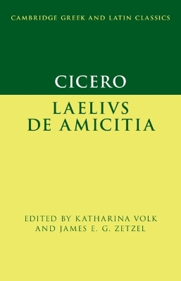 Cicero: Laelius de amicitia - 