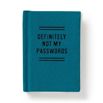 Definitely Not My Passwords - Password Diary -  Brass Monkey,  Galison