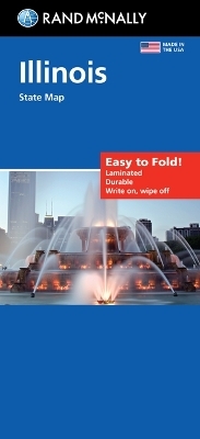 Rand McNally Easy to Fold: Illinois State Laminated Map -  Rand McNally