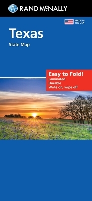 Rand McNally Easy to Fold: Texas State Laminated Map -  Rand McNally