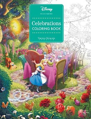 Disney Dreams Collection Thomas Kinkade Studios Celebrations Coloring Book -  Thomas Kinkade Studios