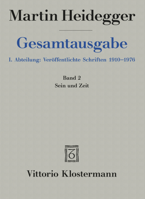 Sein und Zeit (1927) - Martin Heidegger