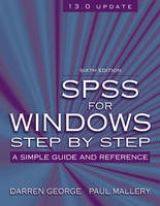 SPSS for Windows Step-by-Step - George, Darren; Mallery, Paul