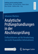 Analytische Prüfungshandlungen in der Abschlussprüfung - Johannes Martens