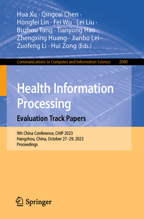 Health Information Processing. Evaluation Track Papers - 