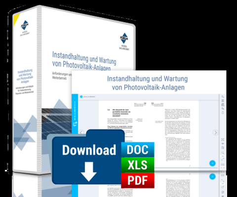 Handbuch Instandhaltung und Wartung von Photovoltaik-Anlagen - Wolfgang Schroeder