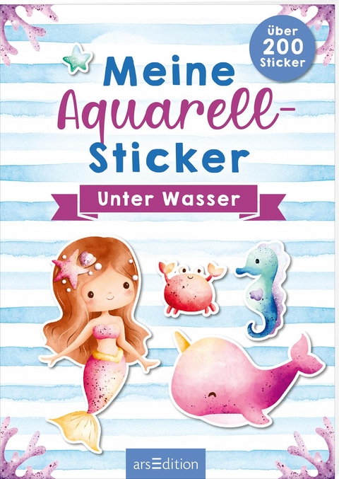 Meine Aquarell-Sticker – Unter Wasser