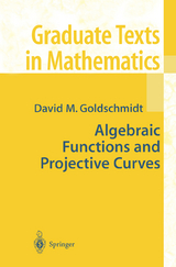 Algebraic Functions and Projective Curves - David Goldschmidt