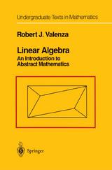 Linear Algebra - Robert J. Valenza