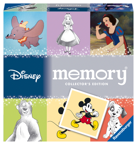Ravensburger Collector's memory® Walt Disney - 27378 - Das weltbekannte Gedächtnisspiel mit Bildkarten, die mit Silberfolie ausgestattet sind - einzigartiges memory® für große und kleine Disney-Fans - William H. Hurter