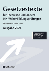 Gesetzestexte für Fachwirte Ausgabe 2024 - Collier, Peter; Stich, Rechtsanwalt Rolf H.