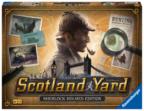 Ravensburger 27344 Scotland Yard: Sherlock Holmes Edition - Das kultige Detektivspiel für 2-6 Spieler ab 10 Jahren -  Projektteam III