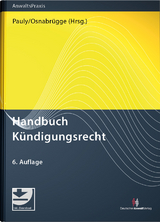 Handbuch Kündigungsrecht - Pauly, Stephan; Osnabrügge, Stephan