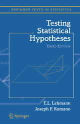 Testing Statistical Hypotheses - Lehmann, Erich L.; Romano, Joseph P.