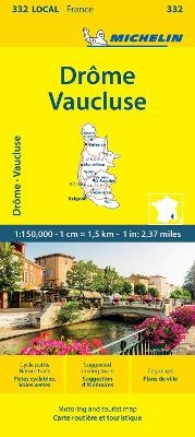 Drome  Vaucluse - Michelin Local Map 332 -  Michelin