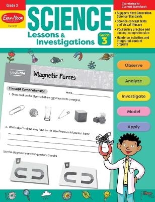 Science Lessons and Investigations, Grade 3 Teacher Resource -  Evan-Moor Educational Publishers