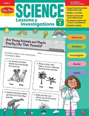 Science Lessons and Investigations, Grade 1 Teacher Resource -  Evan-Moor Educational Publishers