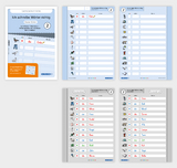 Ich schreibe Wörter richtig - Abreißblock 2 - Lernzielkontrolle - Kurze Wörter - Katrin Langhans