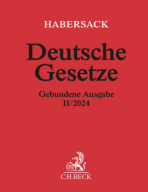 Deutsche Gesetze Gebundene Ausgabe II/2024 - 