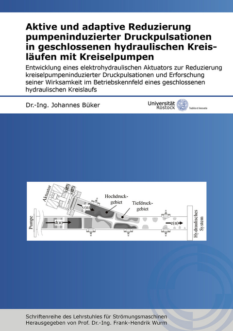 Aktive und adaptive Reduzierung pumpeninduzierter Druckpulsationen in geschlossenen hydraulischen Kreisläufen mit Kreiselpumpen - Johannes Büker