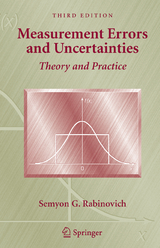 Measurement Errors and Uncertainties - Rabinovich, Semyon G.