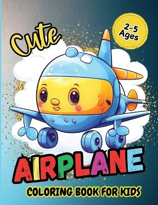 Cute Airplane Coloring Book For Kids -  Tobba