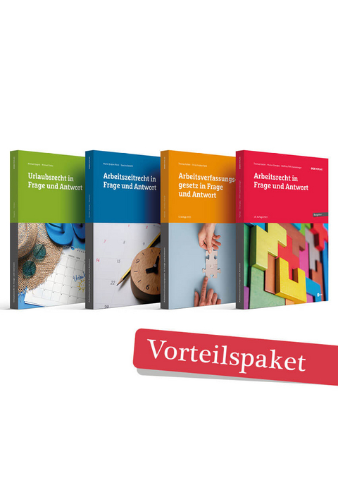 Vorteilspaket “In Frage und Antwort” - Michael Trinko, Michael Gogola, Martin Gruber-Risak, Sascha Obrecht, Thomas Kallab, Silvia Hruska-Frank, Marion Chwojka, Matthias Piffl-Stammberger