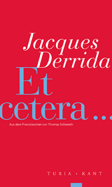 Et cetera - Jacques Derrida