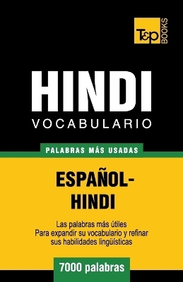 Vocabulario Espa�ol-Hindi - 7000 palabras m�s usadas - Andrey Taranov