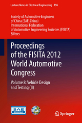 Proceedings of the FISITA 2012 World Automotive Congress