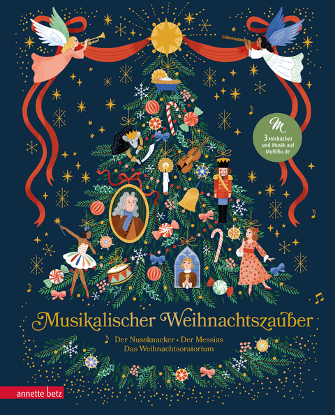 Musikalischer Weihnachtszauber (Das musikalische Bilderbuch zum Streamen) - Drei musikalische Weihnachtsklassiker in einem Band – das perfekte Geschenk für die Weihnachtszeit - Rudolf Herfurtner, Susa Hämmerle