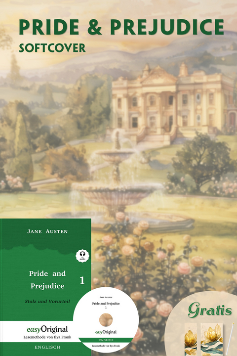 Pride and Prejudice / Stolz und Vorurteil - Softcover Teil 1 (Buch + MP3-Audio-CD + exklusive Extras) - Frank-Lesemethode - Jane Austen