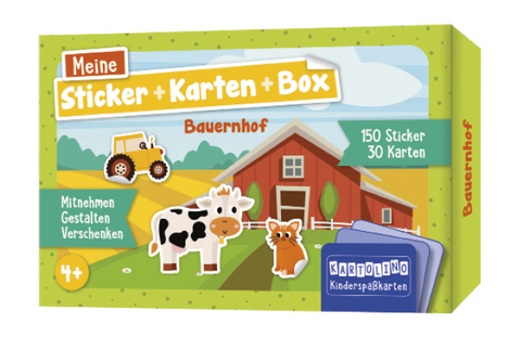 Meine Sticker + Karten + Box - Bauernhof