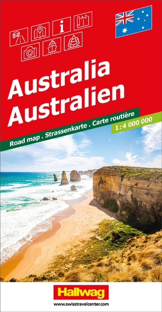 Hallwag Strassenkarte Australien 1:4 Mio. - 