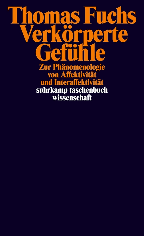 Verkörperte Gefühle - Thomas Fuchs