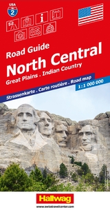 North Central Strassenkarte 1:1 Mio, Road Guide Nr. 2