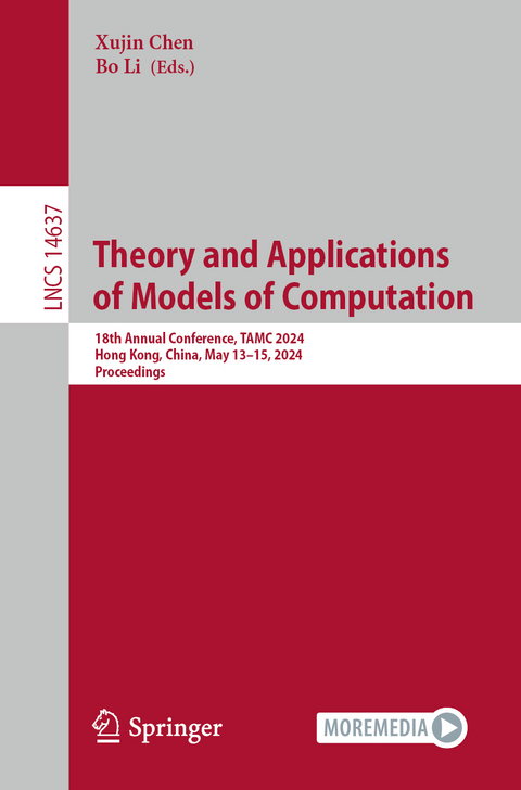 Theory and Applications of Models of Computation - 