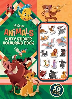 Disney Animals: Puffy Sticker Colouring Book (Starring The Lion King)