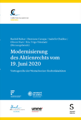 Modernisierung des Aktienrechts vom 19. Juni 2020 - 