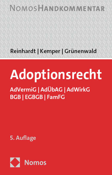 Adoptionsrecht - Jörg Reinhardt, Rainer Kemper, Christoph Grünenwald