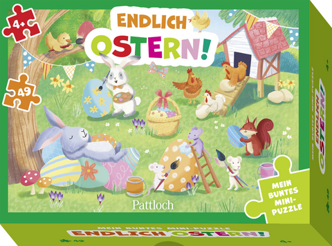 Mein buntes Mini-Puzzle - Endlich Ostern! - 