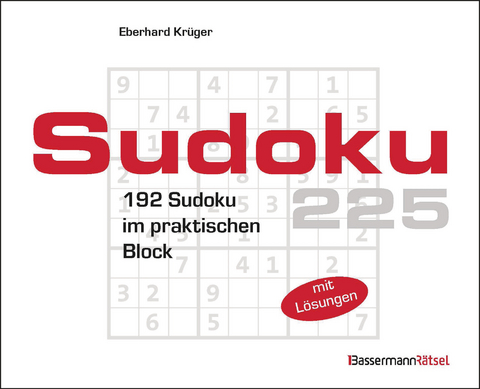 Sudokublock 225 (5 Exemplare à 2,99 €) - Eberhard Krüger