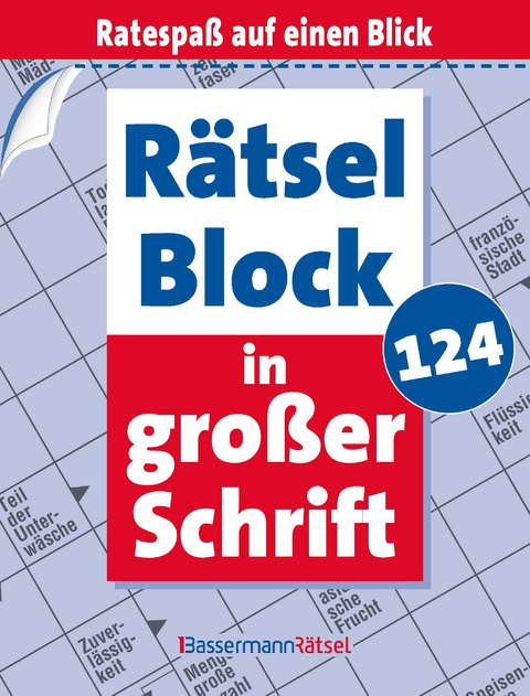 Rätselblock in großer Schrift 124 (5 Exemplare à 2,99 €) - Eberhard Krüger