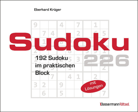 Sudokublock 226 (5 Exemplare à 2,99 €) - Eberhard Krüger