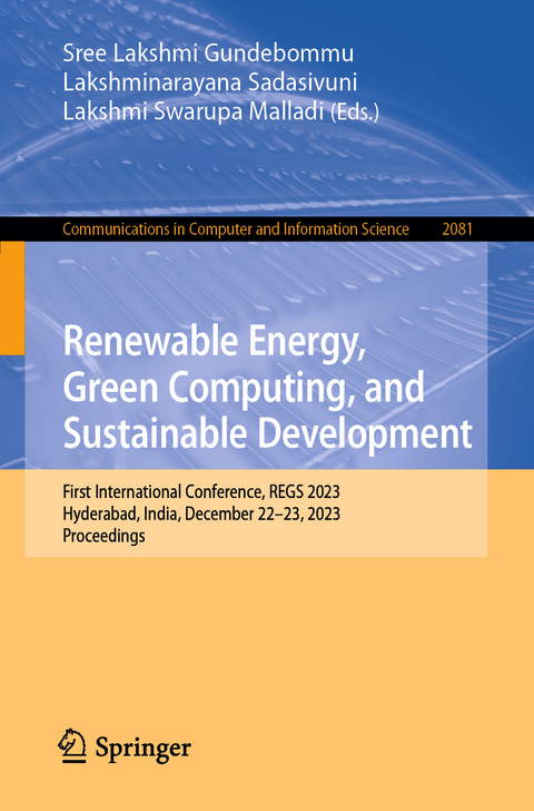 Renewable Energy, Green Computing, and Sustainable Development - 