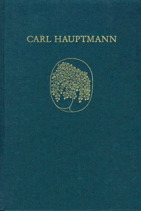Carl Hauptmann: Sämtliche Werke / XVII: Briefe III - Carl Hauptmann